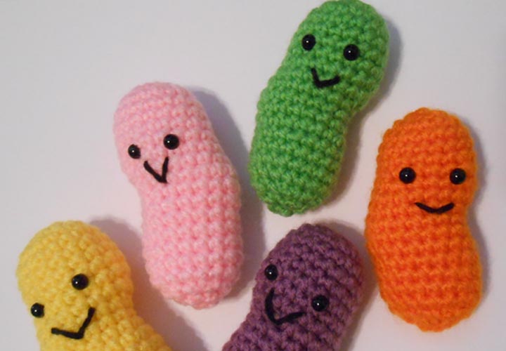 Crocheted Jelly Beans